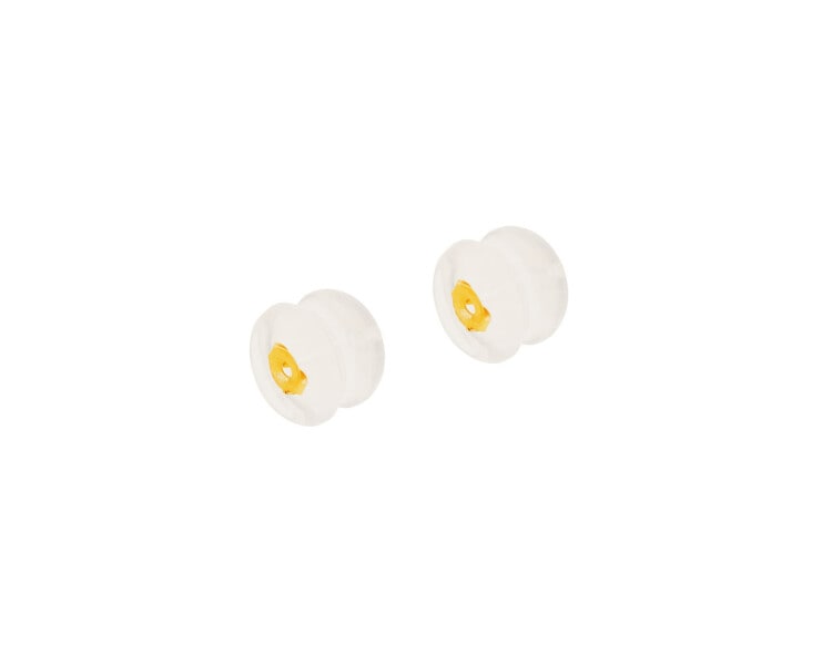 14 K Yellow Gold Earrings with Pearl