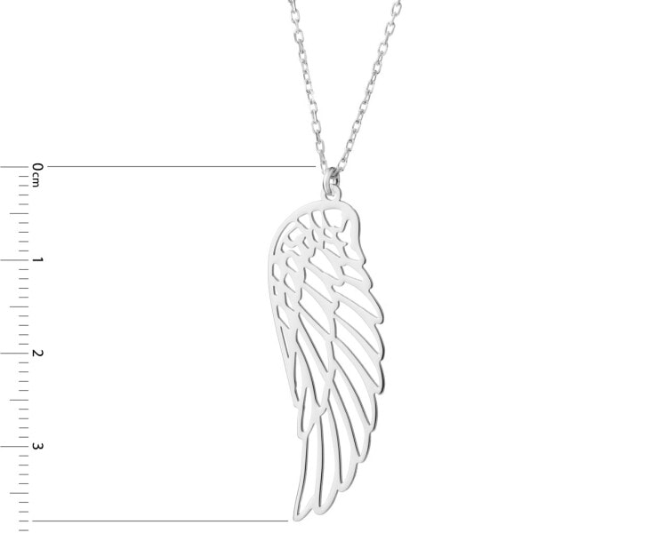 Stříbrný náhrdelník - křídlo