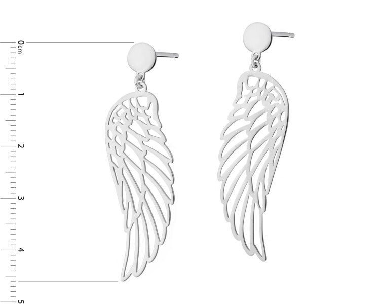 Stříbrné náušnice - křídla