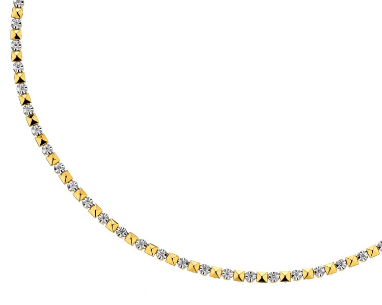 Zlatý náhrdelník s brilianty 0,47 ct - ryzost 585