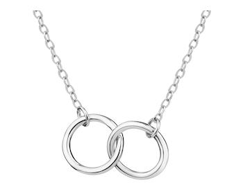 Stříbrný náhrdelník - kroužky