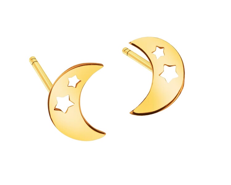 Złote kolczyki - Księżyce