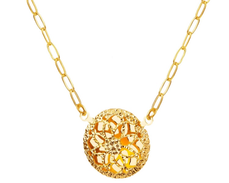 Zlatý náhrdelník, anker - květ