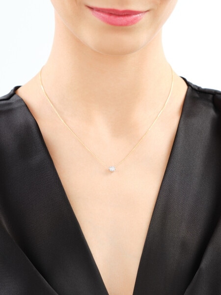 585  Necklace with Diamonds - 0,10 ct - fineness 585