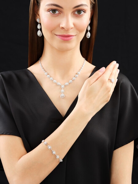 Prsten z bílého zlata s brilianty - 0,68 ct - ryzost 750
