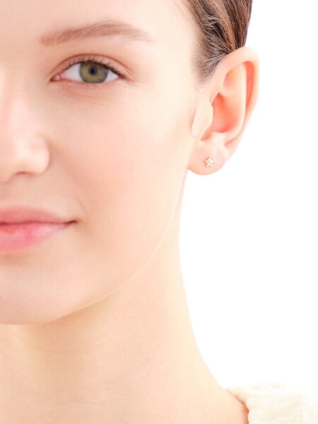 9 K Yellow Gold Earrings