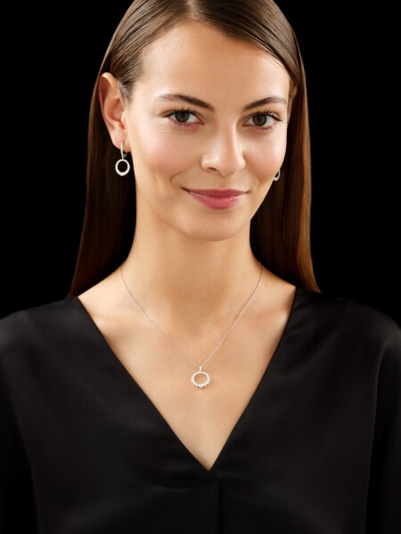 Přívěsek z bílého zlata s brilianty - 0,85 ct - ryzost 585