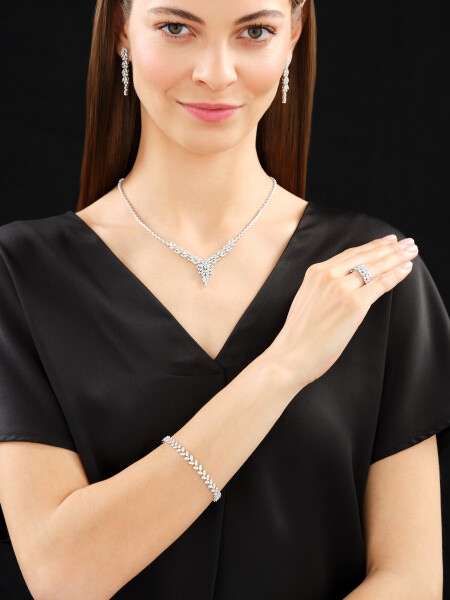 Prsten z bílého zlata s diamanty - 2,02 ct - ryzost 750