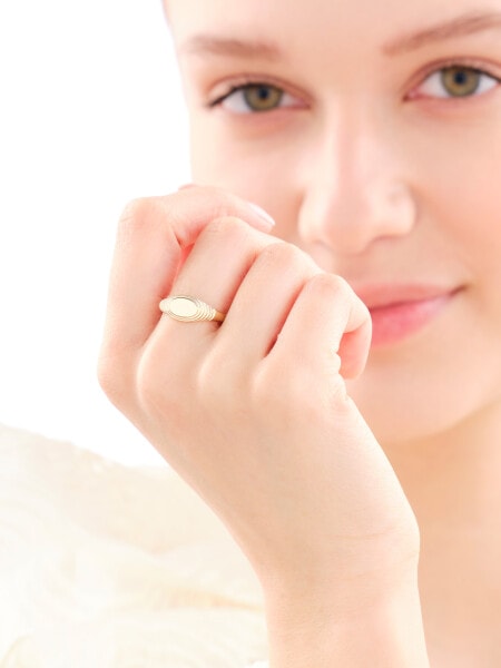 14 K Yellow Gold Signet Ring