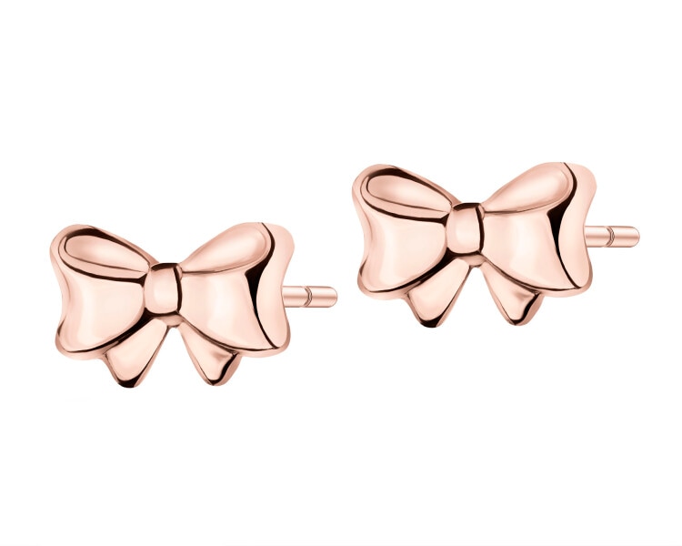 14 K Pink Gold Earrings