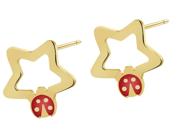 9 K Yellow Gold Earrings