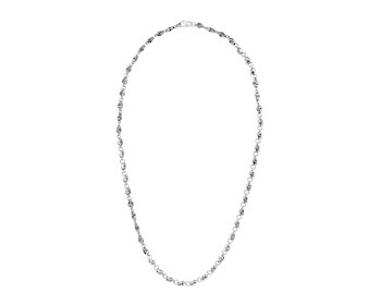 Stříbrný náhrdelník - lebky