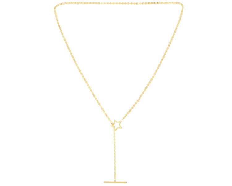 9 K Yellow Gold Necklace 