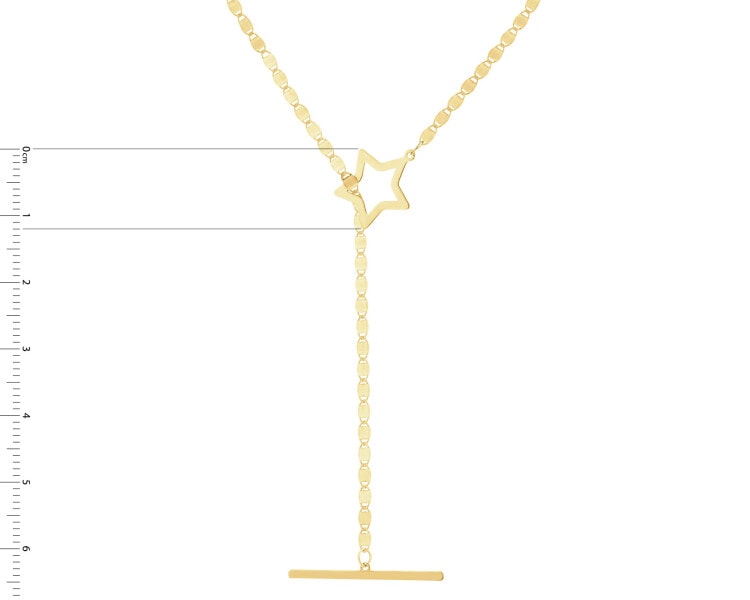 9 K Yellow Gold Necklace 