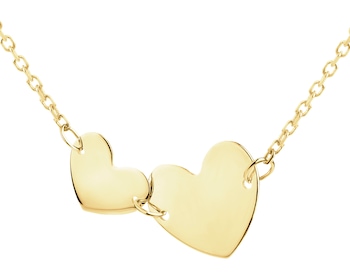 Zlatý náhrdelník, anker - srdce