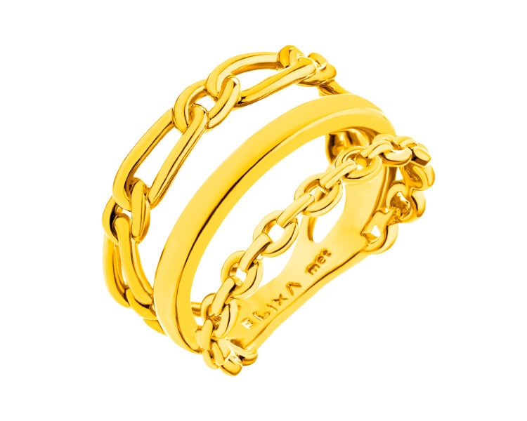 Gold-Plated Brass Ring