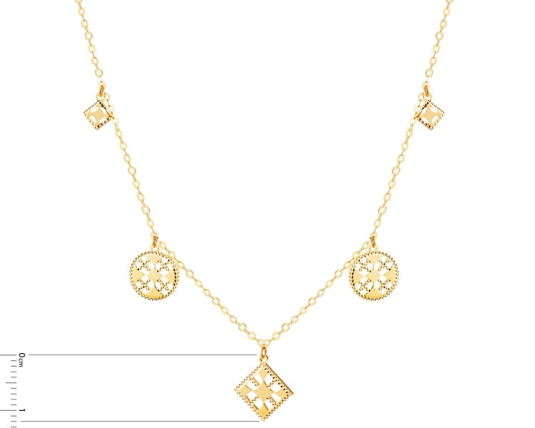 14 K Yellow Gold Necklace 