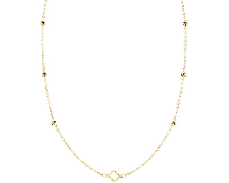 8 K Yellow Gold Necklace 