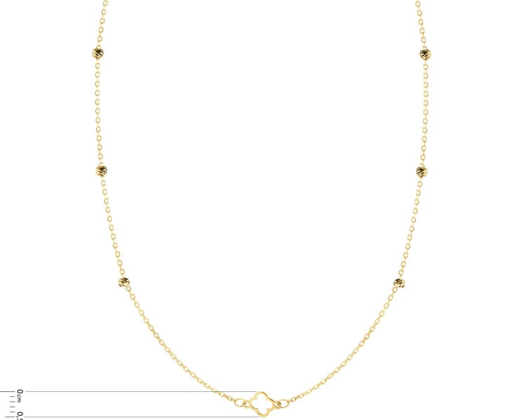 8 K Yellow Gold Necklace 