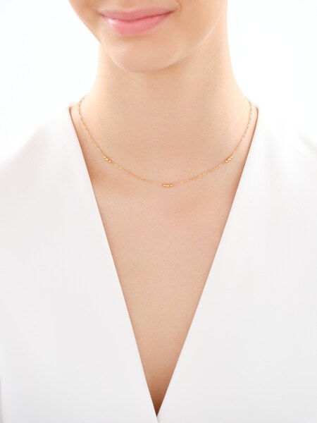 9 K Yellow Gold Necklace 