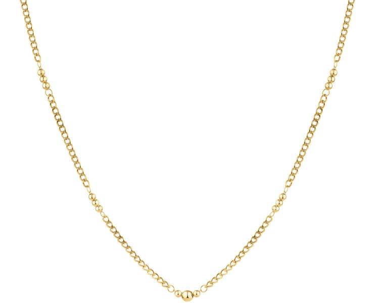 9 K Yellow Gold Necklace 