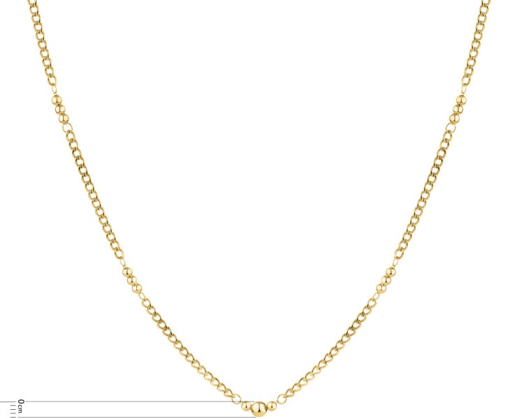 9 K Yellow Gold Necklace 