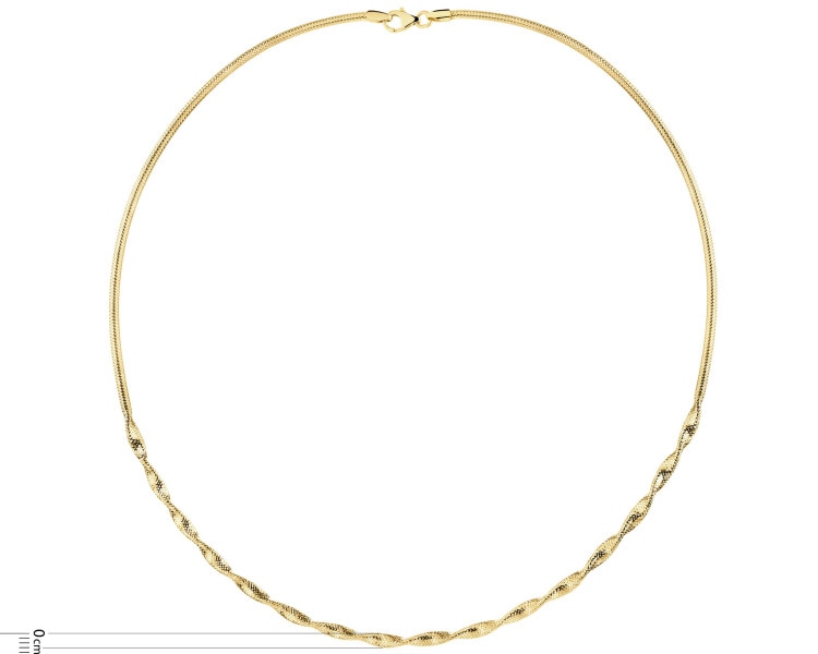 9 K Yellow Gold Necklace 