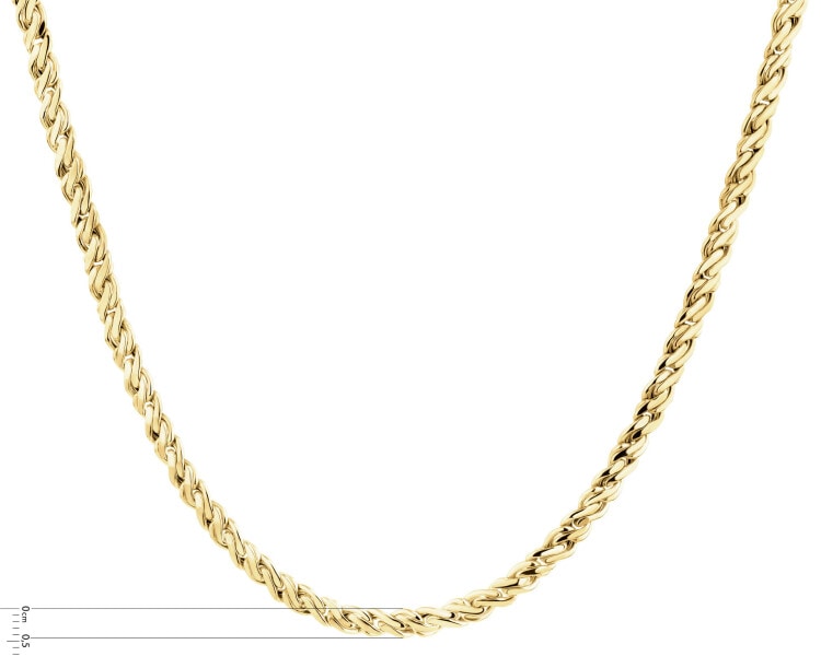 9 K Yellow Gold Necklace 