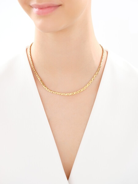 9 K Yellow Gold Necklace 