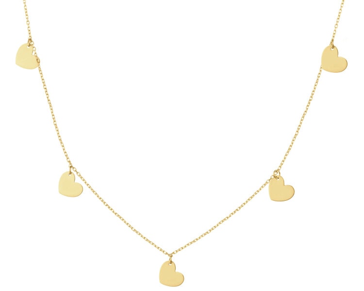 8 K Yellow Gold Necklace 