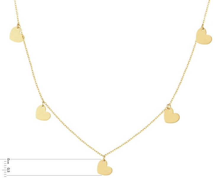 8 K Yellow Gold Necklace 