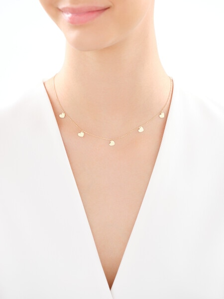 8 K Yellow Gold Necklace 