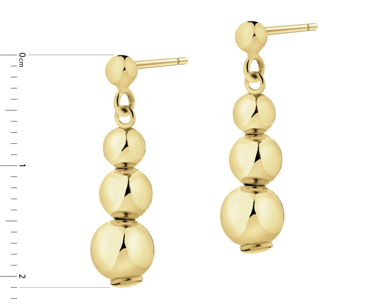 14 K Yellow Gold Dangling Earring