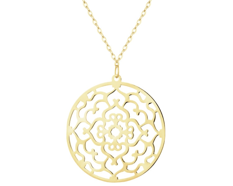 9 K Yellow Gold Necklace