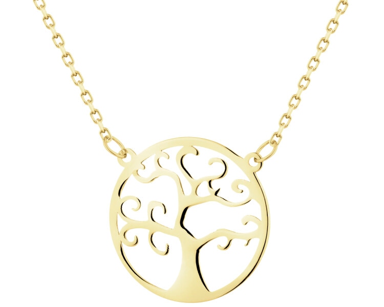 8 K Yellow Gold Necklace