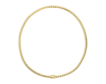 Zlatý náhrdelník s briliantem 0,01 ct - ryzost 750