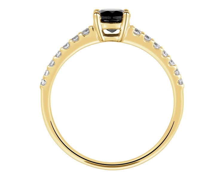 14 K Yellow Gold Ring  - fineness 14 K