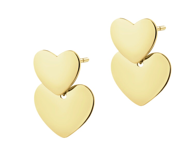 9 K Yellow Gold Earrings