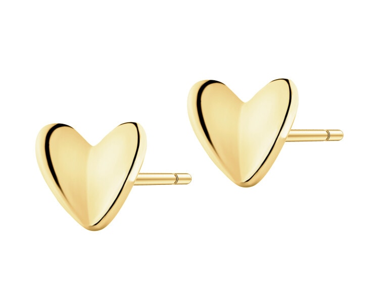 8 K Yellow Gold Earrings