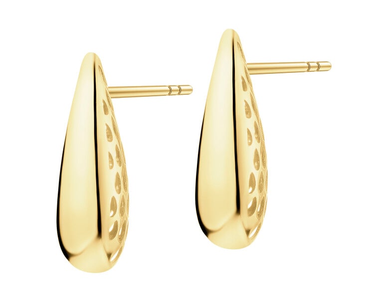 8 K Yellow Gold Dangling Earring