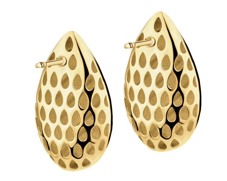 8 K Yellow Gold Dangling Earring