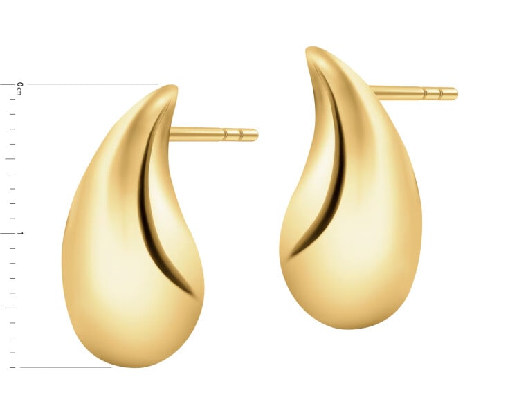 8 K Yellow Gold Dangling Earring