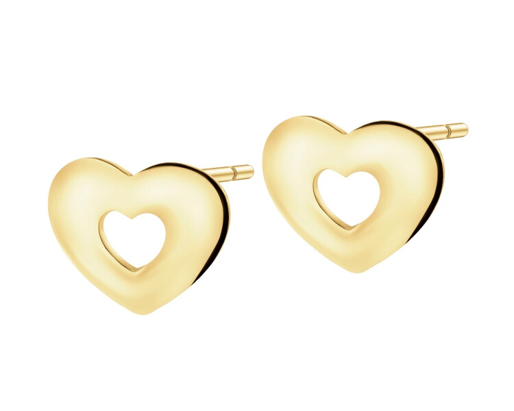 9 K Yellow Gold Earrings