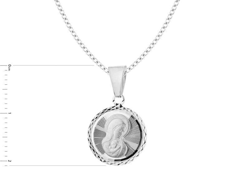 Rhodium Plated Silver Set