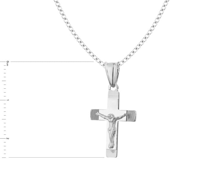 Rhodium Plated Silver Set