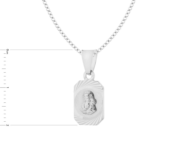 Rhodium Plated Silver Set