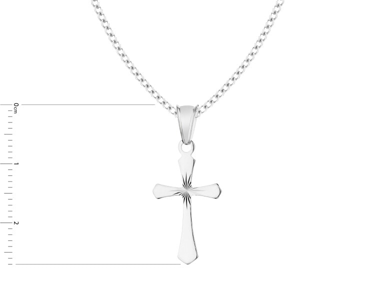 Rhodium Plated Silver Set