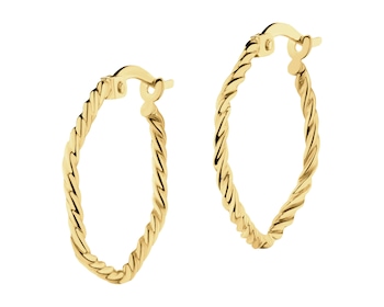 14 K Yellow Gold Earrings