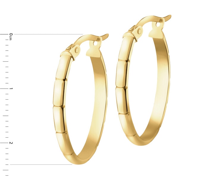 9 K Yellow Gold Earrings