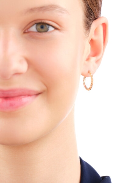 14 K Yellow Gold Hoop Earring